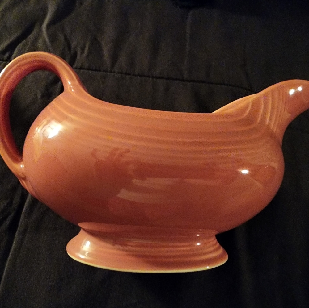 Vintage Rose Fiesta Gravy Bowl